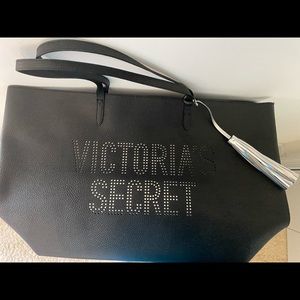 Victoria’s Secret Black Leather Bag